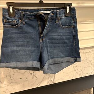 Celebrity Pink Blue Denim Shorts